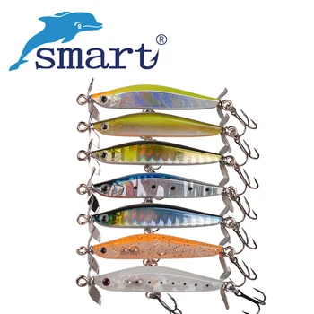 Smart Creion Scufundarea Pescuit Nada 5cm/3.2 g 3D ochi de 2 Elice Iscas Artificiais Para Pesca Leurre Souple de Pescuit Lures