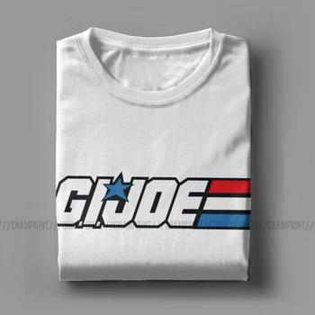 G. I. Joe Barbati Tricou Desene animate Grand Clasic Retro ' 80 Erou American Vintage Tee Short Sleeve T-Shirt Bumbac , Imprimate Topuri