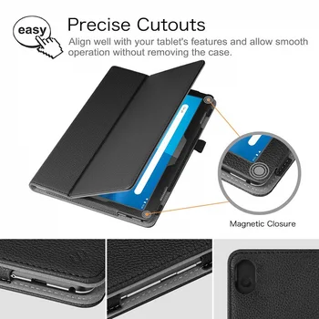 Flip Folio Piele PU Caz Acoperire Pentru Samsung Galaxy Tab 2 7 GT-P3100 P3110 P3113 GT-P3100 7.0 inch Stand Tablet Case+Film+Pen