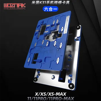 MiJing K31 6in1 telefon mobil Placa de baza întreținere fixare Hard disk, PROCESOR Baseband degumare pentru x xs xsmax 11 11pro 11pro max