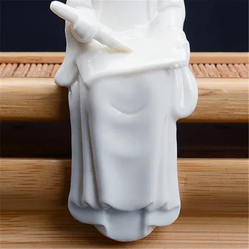 Frumoasa Doamna Din Portelan Alb Clasic Acasă, Mobilier De Birou Camera De Zi Ornamente Ceramice Meserii Acasă Decore Figurine