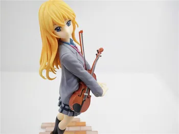 Figura de acțiune în aprilie kaori miyazono desene animate papusa PVC 20cm cutie plină japoneză figurina lumea anime