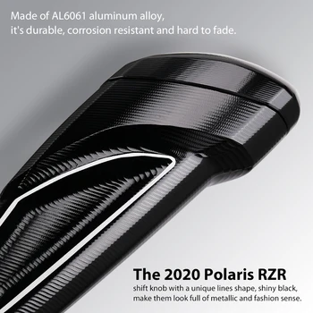 KEMIMOTO UTV RZR Pro 2020 2021 Aluminiu AL6061 de Viteze Maneta Schimbator Buton Negru Strălucitor pentru Polaris RZR XP PRO