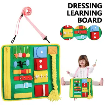 Copilul Bord Montessori Jucării Senzoriale Panoul De Materiale Montessori Competențe De Bază Placa De Învățare Educative, Jucarii Pentru Copii