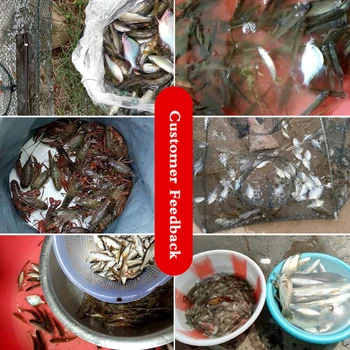 Puternic 4-28 Găuri Automată Plasă De Pescuit Creveți Cușcă Plase Cu Ochiuri Pliabil Capcane De Pește Crab Capcana Năvodul Aruncat De Pescuit Network Tool
