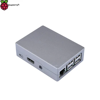 Raspberry Pi 3 Model B+ Aluminiu Negru Argintiu Caz RPI 3B Plus carcasa de Metal Argintiu Cutie Compatibil cu RPi 3 Model B