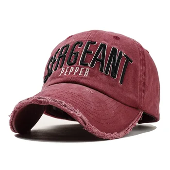 Moda hip hop bumbac șapcă de baseball SERGENT broderie golf pălării snapback hat femeile în aer liber, pălării de soare sport reglabile capace
