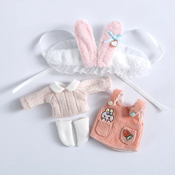 Ob11 haine pentru copii bjd haine drăguț suspensor fusta camasa accesorii de par șosete costum potrivit pentru obitsu11,molly,1/12bjd haine papusa