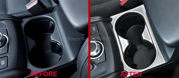Pentru Mazda CX5 CX-5 KF 2017 2018 2019 2020 Fibra de Carbon Ceașcă Titularul Acoperi Tăiați Sticla de Apa de Cadru Interior Accesorii Styling Auto