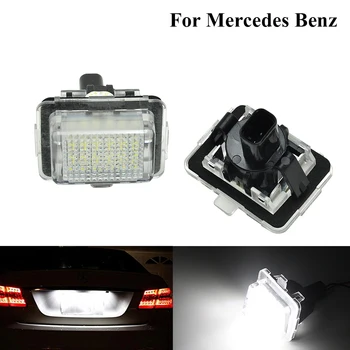 2 buc de Eroare LED fără Numărul de Înmatriculare Lampă de Lumină Pentru Mercedes Benz W205 W221 W212 CLA C117 R172 W204 2D/4D/5D 2011-2020