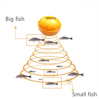 Noul wireless pește finder Reîncărcabilă, fără Fir Sonar pentru pescuit 30M adâncime a apei echo sounder pescuit finder portabil pește finde