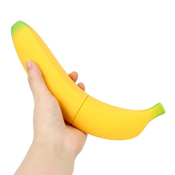 IKOKY Erotic Banana Vibrator Vagin Stimulator de sex Feminin Masturbator Adult Jucarii Sexuale Pentru Femei cu 7 trepte G-spot Vibrator Realist