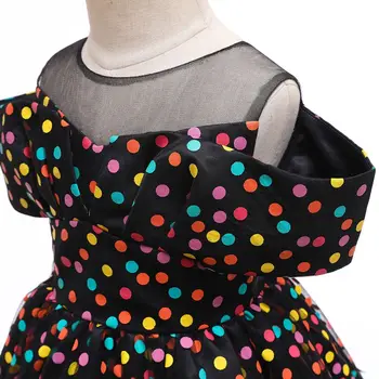 Toddler Girls Dress Copii Rochii pentru Fete Retro Polka Dot Rochie de Printesa Fata de Partid Elegant Purta Vestido Infantil Haine pentru Copii