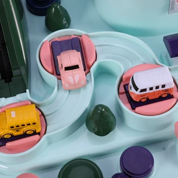 Educație Vagon de Jucării Eco-Friendly Baby Aventura Mașină de Jucărie Macaron Tabel de Culori Jocuri Băiatul și Fata Jucarii