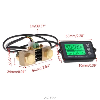 80V 350A TK15 Precizie Baterie Tester pentru LiFePO Coulomb Contra LCD Coulometer
