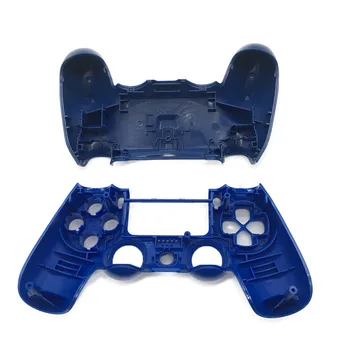 Plastic Mat Negru Rosu Albastru Coajă de Locuințe Caz pentru Sony PS4 Pro Wireless Controller Fata Spate Caz