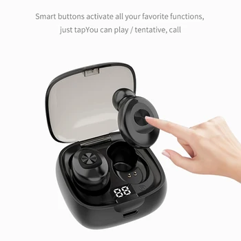 XG8 Digital TWS Bluetooth 5.0 Mini In-ear rezistent la apa IPX5 Sport Căști Auriculare Adevărat fără Fir Căști cu microfon pentru toate telefoanele