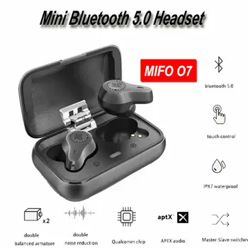 MIFO O7 TWS Cască Bluetooth fără Fir Earbuds Armătură Echilibrată TWS Stereo în Ureche Căști IPX7 rezistent la apă