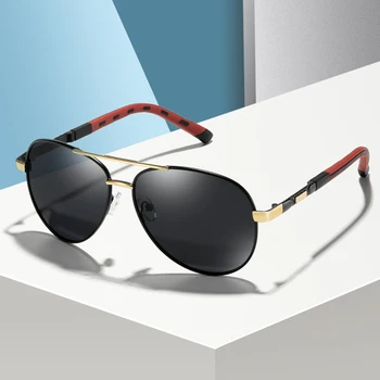 Clasic Polarizat ochelari de Soare Brand Design Bărbați Metal de Conducere Ochelari de Soare de sex Masculin de Acoperire ochelari de soare UV400 Shades Ochelari de Oculos de sol