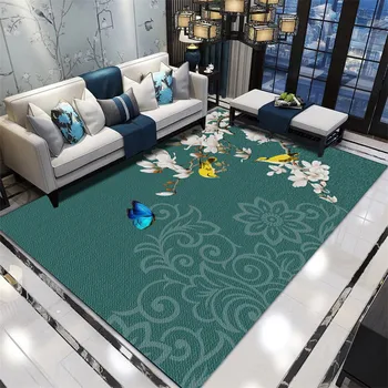 De mari Dimensiuni Dreptunghiulare Covoare 3D stil Chinezesc Covoare Living Dormitor Covor de Flori de Studiu Canapea, Masă de Cafea Podea Mat Yoga Pad