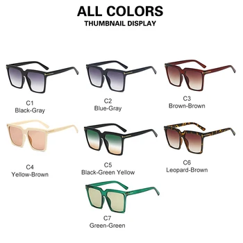 MADELINY Supradimensionat ochelari de Soare Femei Pătrat Ochelari de Soare Femei/Bărbați de Lux Ochelari pentru Femei Designer Oculos UV400 MA246