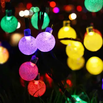 Șir LED Lumini de Basm Solare Ghirlande Grădină Petrecere de Nunta, Lumini de Crăciun Decor în aer liber