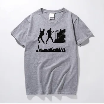 Rock Men ' s T-shirt Festivalul de Muzica de Imprimare Retro Rock Bumbac Unisex T-shirt cu Maneci Scurte Streetwear Boy Moda hip hop tricou