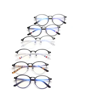 Peekaboo calculator rotund rama de ochelari femei acetat de moda optic ochelari pentru barbati formă de cerc obiectiv clar de iarna cadouri