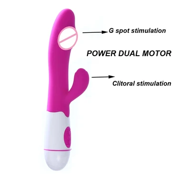 30 de Viteze G spot Penis artificial Vibratoare Jucarii Sexuale pentru femei Stimulator Clitoridian Iepure Vibratoare pentru Femei gay vagin masaj jucării pentru adulți