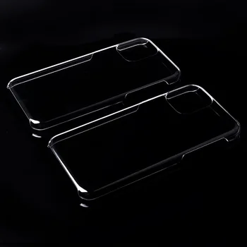 50Pcs Transparent Plastic Dur Înapoi Caz Pentru iPhone 12 Mini 11 Pro Max XS XR X 8 7 6S Plus 5S SE2 de Protectie Crystal Clear Cover
