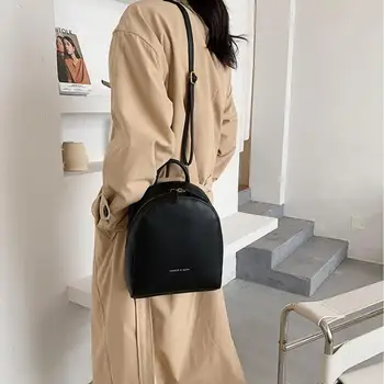 2021 Mini La Modă Rucsacuri Pentru Fete GreenLleather Bagpack Moda Femei Crossbody Geanta Casual Portabil Umăr Sac De Bandă