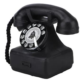 Vintage Retro De Epocă Telefon Fix Telefon Acasă Decor Birou Ornament Fotografie Elemente De Recuzită De Rasina De Artizanat Ornamente Vechi Retro