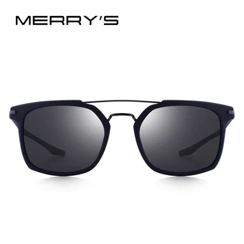 MERRYS DESIGN Bărbați Clasic Pătrat ochelari de Soare Polarizat Bricheta Cadru Protectie UV S8509