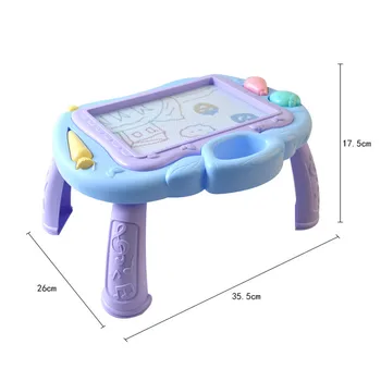 Multi-Funcție De Dimensiuni Mari Magnetice Drawing Tablet Jucării De Birou Materiale Pentru Pictura Jocuri Pentru Copii Fete De Învățământ Vopsea Masă Jucărie