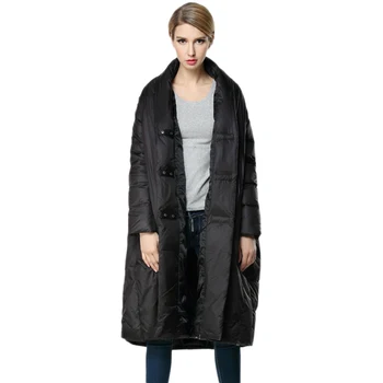 Europa de moda de înaltă calitate asimetrice de sex feminin cocon haina sacou lung jos jacheta femei colectia de iarna plus dimensiune sacouri