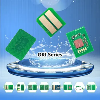 4buc 44844508 44844507 44844506 44844505 cartuș cip reset pentru Oki C831 C841 841 EUR toner chip