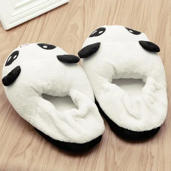 2020 Nouă Navă Mignon Yeux Panda Femmes Pantoufles Belle Desene Animate Interior Accueil Pantofi Moi