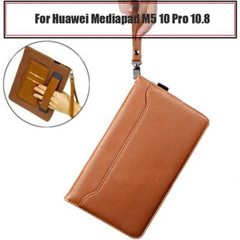 Pentru Huawei MediaPad M5 10 Pro 10.8 inch CRM-W09/AL09 Tableta Caz de Înaltă Calitate Pu Piele Smart Stand Caz Acoperire Cu Sloturi pentru Carduri
