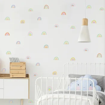 Curcubeu Colorat Nor Autocolant De Perete Camera De Decorare Dormitor Pentru Copii Decorare Perete Accesorii Colorate Picătură De Ploaie Arta De Perete Decalcomanii