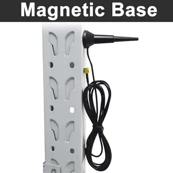 5 dbi Dual band Impermeabil Antena WIFI 2.4 G 5g 5.8 G RP SMA Male cu Bază Magnetică Amplificator WLAN Rapel 3M Cablu