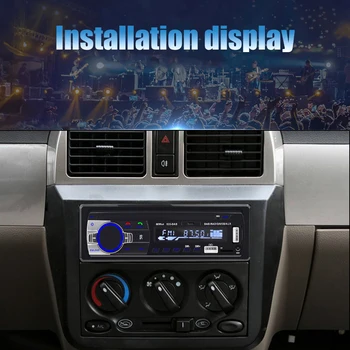 Receptor Stereo 12V In Bord 1Din Auto Dab Radio Banda de Casetofon USB, FM, Aux Multimedia MP3 Player Bluetooth Autoradio
