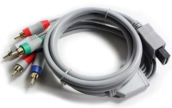 Cele mai noi 1,8 M de Cablu TV pentru Nintendo Wii Pentru Nintendo Wii U HD ecran clar Componentă linie linie de culoare Cablu AV