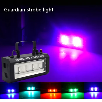 WUZSTAR Lumina Disco Luminozitatea LED Strobe Petrecere Lampa DJ Etapă Decor Iluminat RGB Proiector Pentru Prietenii de Partid de Nunta Bar