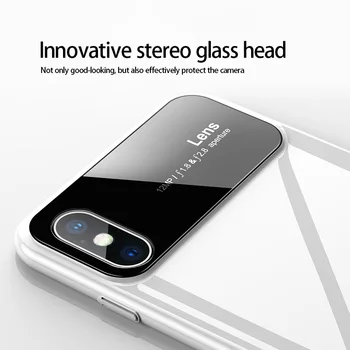 Carcasa de Plastic pentru iphone X XR XS MAX sticla iPhone 7 8 PLUS 11 Pro MAX ultra-subțire anti-toamna acoperă-360 din jur shell