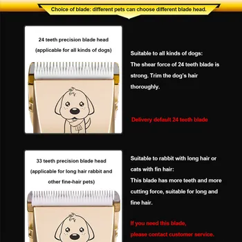 Câinele Foarfece de Păr de Păr de Câine, Mașină de USB Reîncărcabilă Electrice de Tuns pentru caini Mici Caine Mare Cat Clipper Intretinere Foarfece