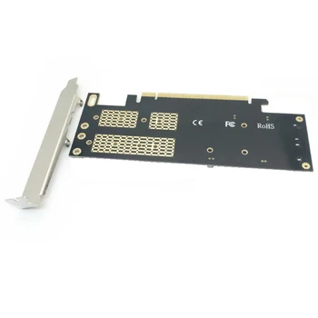 M2 NVMe SSD de unitati solid state cu PCIE 3.0 X16 Adaptor M pentru B Cheie mSATA PCI Express 3.0 M. 2 NVME SSD M2 SATA SSD mSATA 3 in 1 Convertor de Coloană