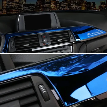 Styling auto Pentru BMW F30 Seria 3 2013-2018 Mașină AC de Aer Condiționat de Ventilație de Evacuare Decor interior Acoperire Autocolant Accesorii Auto