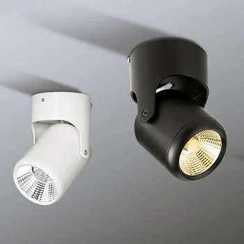 Estompat LED lumina Plafon în jos lumina 15W 18W 12W 10W Nici o deschidere AC85-265V LED Downlight lumina la fața Locului decor lampă de Plafon
