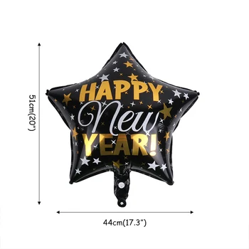 69pcs/lot Nou Anul 2021 Decoratiuni Banner placa cupa baloane set Petrecere de Anul Nou Favoruri Fondul Agățat Ghirlanda de Crăciun Noel