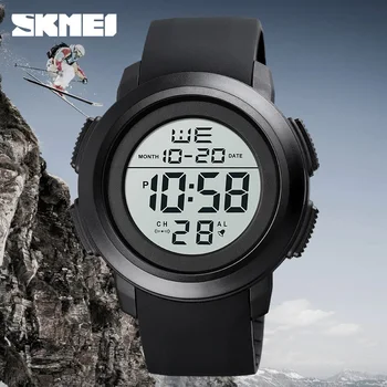 SKMEI Multifuncțional Ceasuri Sport Pentru Barbati Chrono Alarm Digital Bărbați Ceasuri de mana rezistent la apa Oră Ceas relojes de hombre 1719